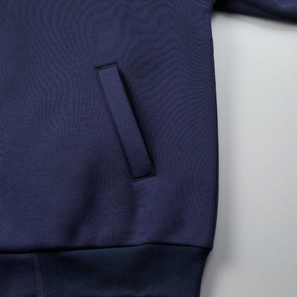 10.0オンス T/C ルーズフィット スウェット スナップ ジャケット (裏起毛) | メンズ | 1枚 | 5789-01 | ネイビー