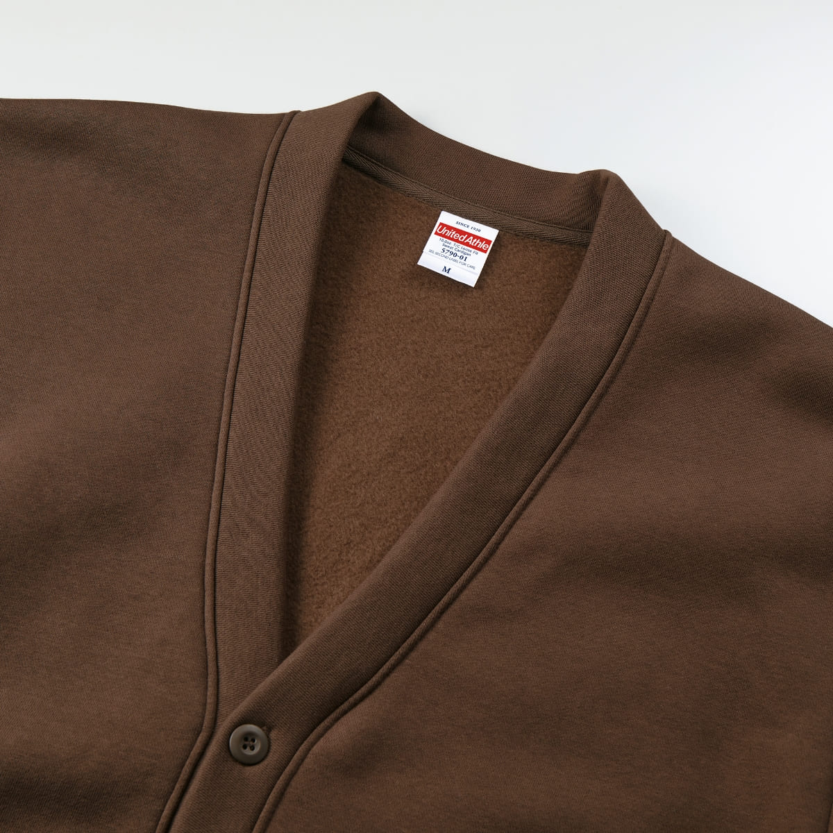 10.0オンス T/C ルーズフィット スウェット カーディガン (裏起毛) | メンズ | 1枚 | 5790-01 | ブラック