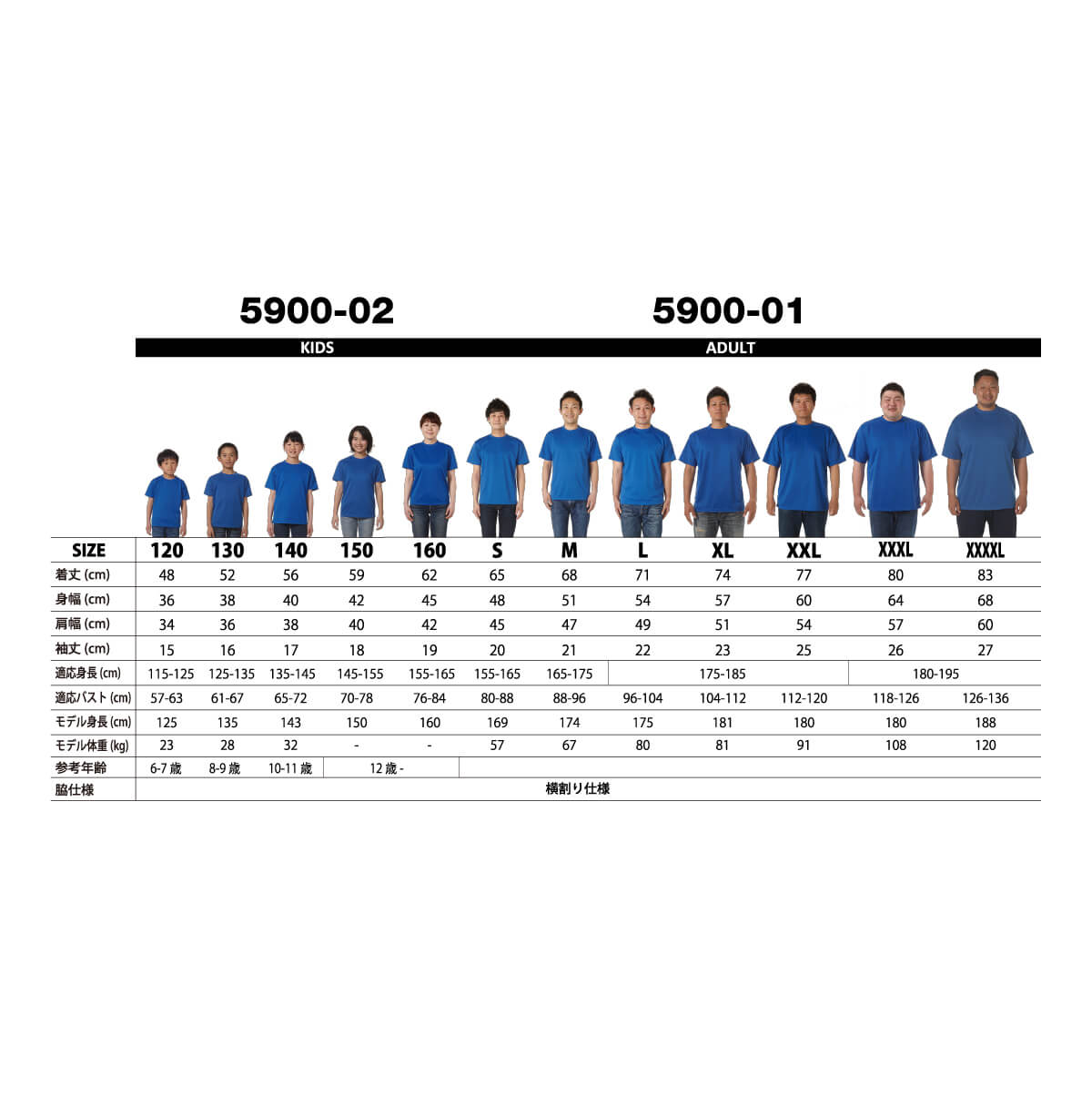 4.1オンスドライTシャツ | キッズ | 1枚 | 5900-02 | アイスグレー