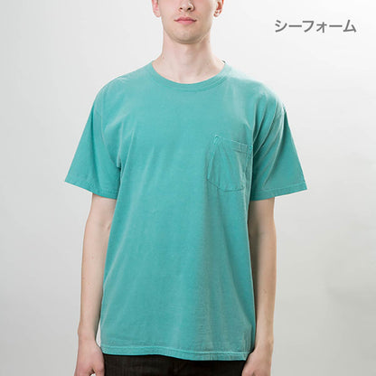 6.1 oz ガーメントダイポケットTシャツ | メンズ | 1枚 | 6030 | マスタード