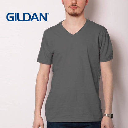 4.5 oz ソフトスタイルVネックTシャツ | メンズ | 1枚 | 64V00 | チェリーレッド