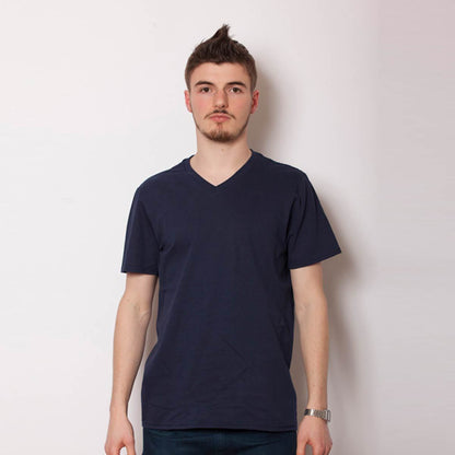 4.5 oz ソフトスタイルVネックTシャツ | メンズ | 1枚 | 64V00 | チェリーレッド