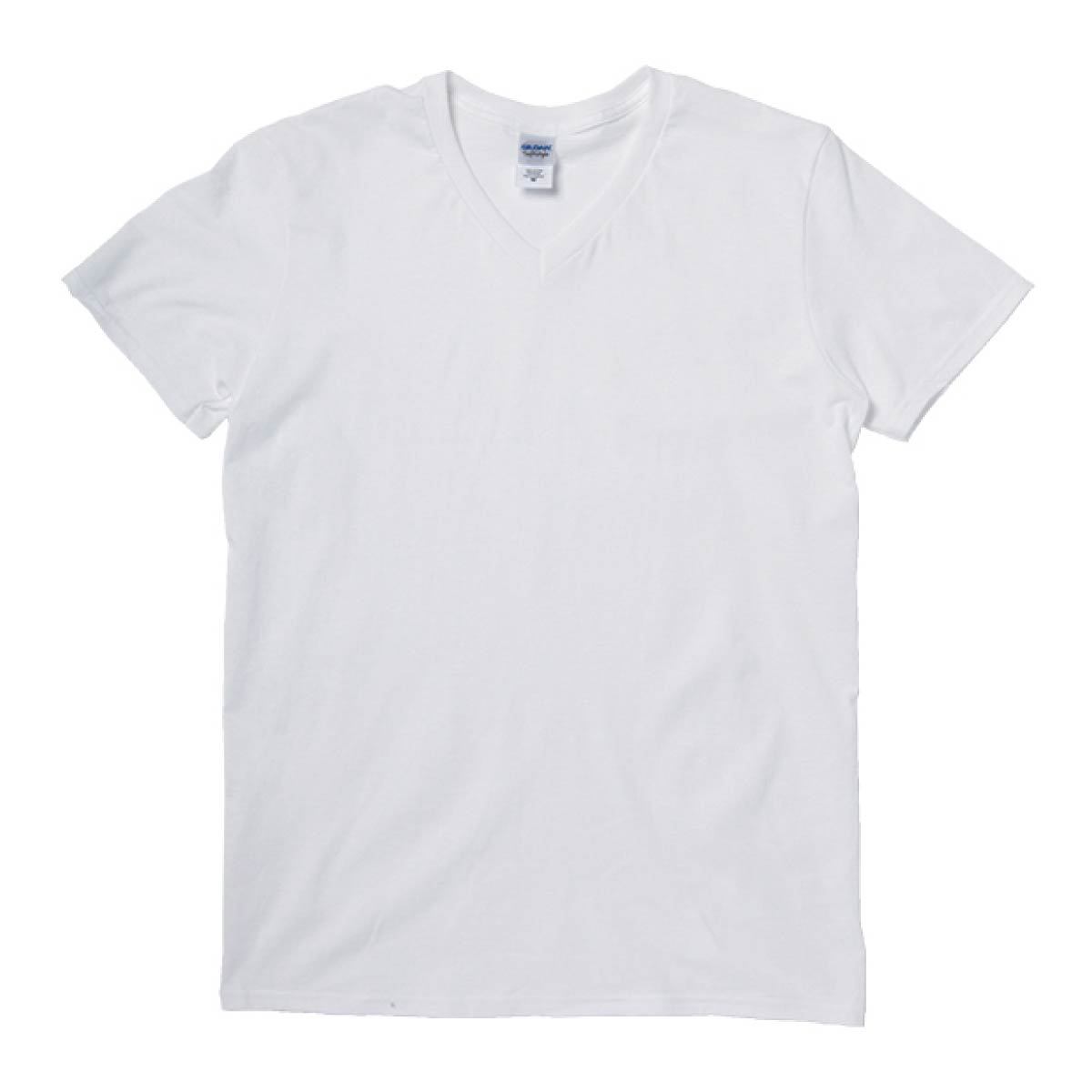 4.5 oz ソフトスタイルVネックTシャツ | メンズ | 1枚 | 64V00 | チェリーレッド