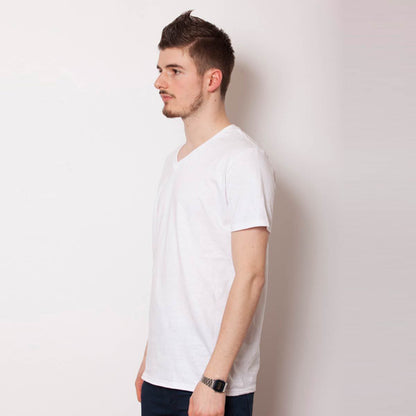 4.5 oz ソフトスタイルVネックTシャツ | メンズ | 1枚 | 64V00 | チェリーレッド