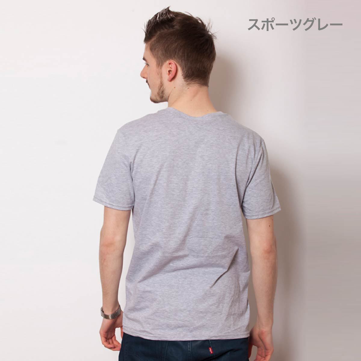4.5 oz ソフトスタイルVネックTシャツ | メンズ | 1枚 | 64V00 | ホワイト