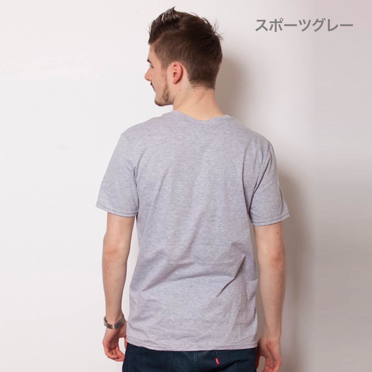 4.5 oz ソフトスタイルVネックTシャツ | メンズ | 1枚 | 64V00 | チェリーレッド
