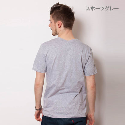 4.5 oz ソフトスタイルVネックTシャツ | メンズ | 1枚 | 64V00 | チェリーレッド
