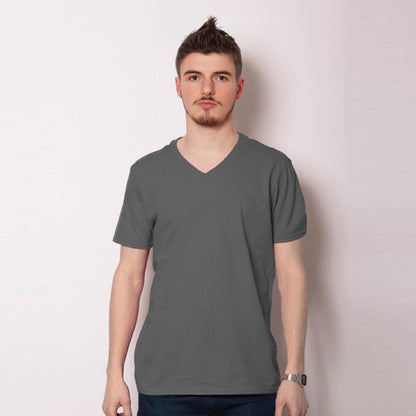 4.5 oz ソフトスタイルVネックTシャツ | メンズ | 1枚 | 64V00 | チェリーレッド
