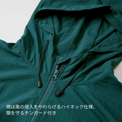 コットンライク ナイロン アノラック パーカ（一重） | メンズ | 1枚 | 7211-01 | アンティークグリーン