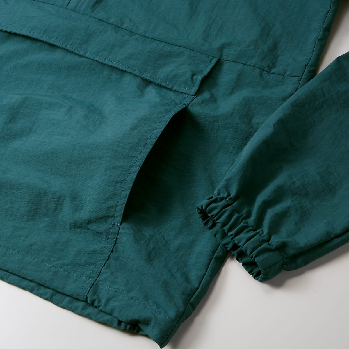 コットンライク ナイロン アノラック パーカ（一重） | メンズ | 1枚 | 7211-01 | アンティークグリーン