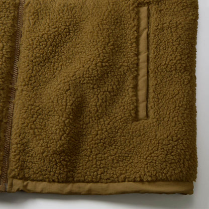 シープボア フリース スタンド ジャケット（裏地付） | メンズ | 1枚 | 7495-01 | コヨーテブラウン