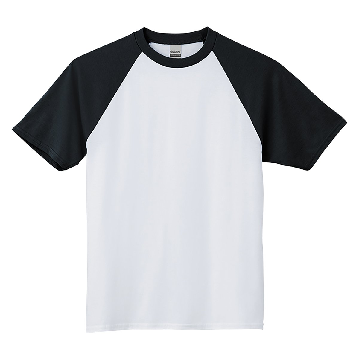 5.3オンス アダルトラグランＴシャツ | ビッグサイズ | 1枚 | 76500 | ホワイト/ブラック