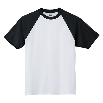 5.3オンス アダルトラグランＴシャツ | ビッグサイズ | 1枚 | 76500 | ホワイト/ブラック