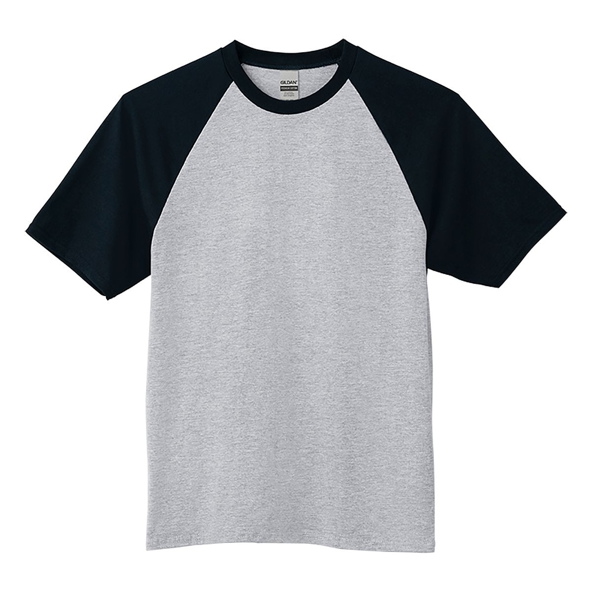 5.3オンス アダルトラグランＴシャツ | メンズ | 1枚 | 76500 | スポーツグレー/ブラック