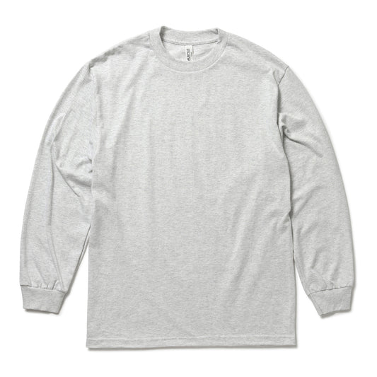 6.0オンス クラシック 長袖Tシャツ | ビッグサイズ | 1枚 | 1304 | アッシュ