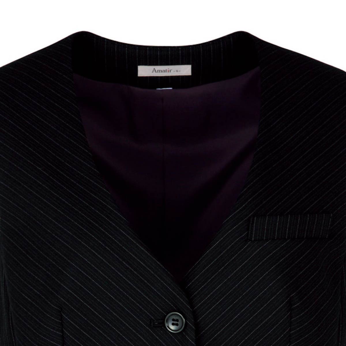 ベスト | レディース | 1枚 | AV1230 | ブラック×ピンク