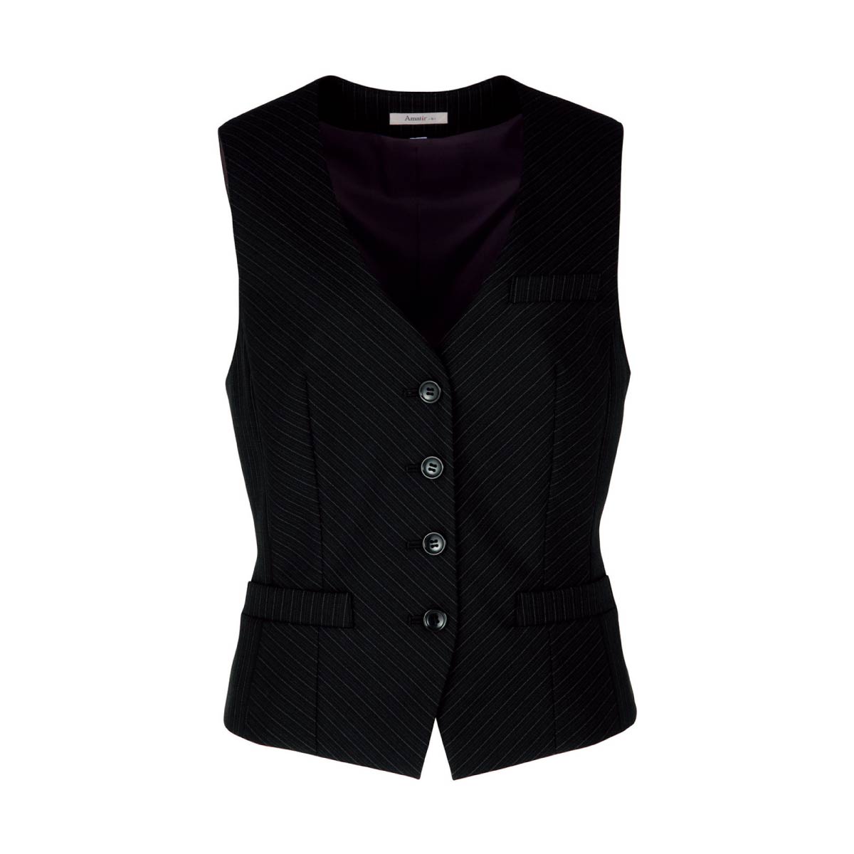 ベスト | レディース | 1枚 | AV1230 | ブラック×ピンク