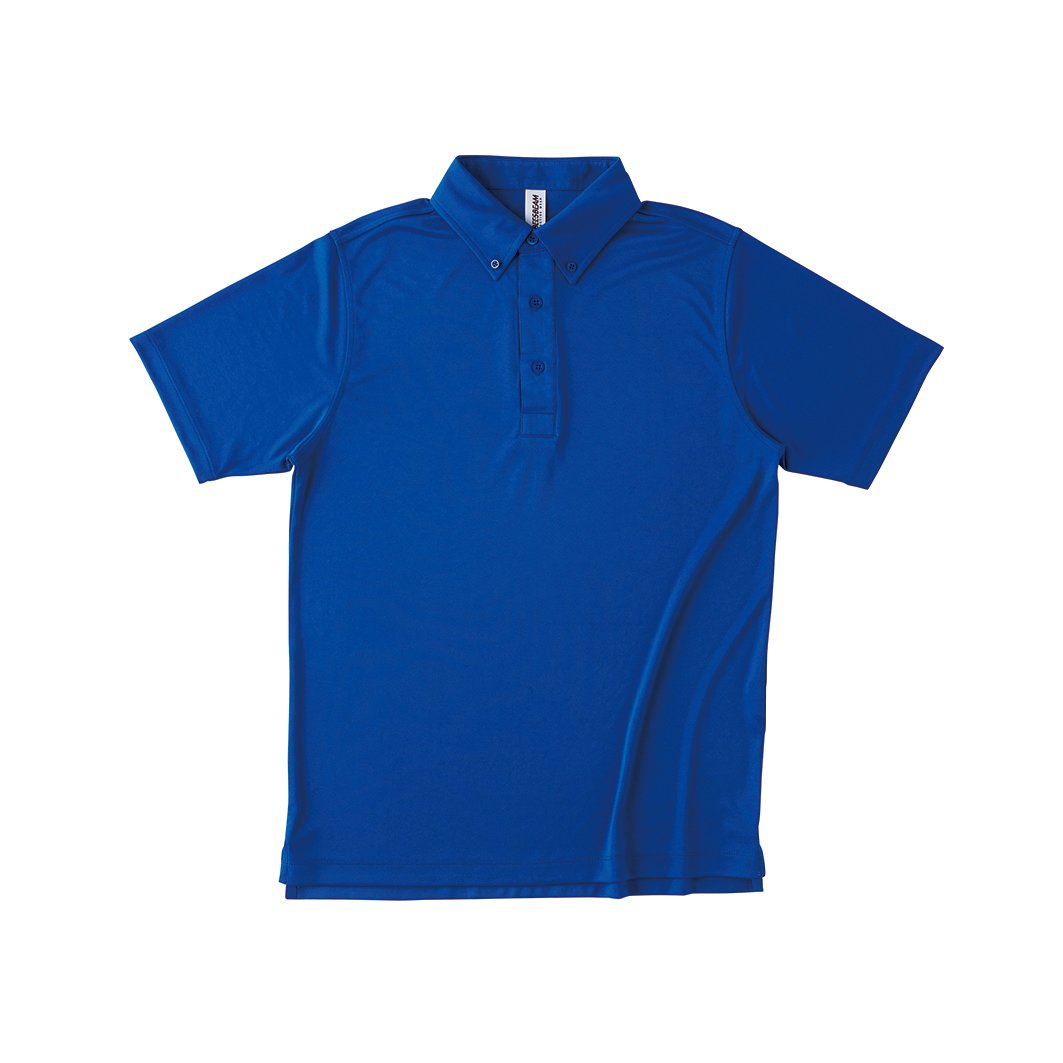 ファンクショナル ドライ BD ポロシャツ | ビッグサイズ | 1枚 | FDB-270 | ロイヤルブルー