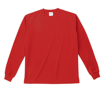 ファイバーロングスリーブTシャツ | メンズ | 1枚 | POL-205 | レッド