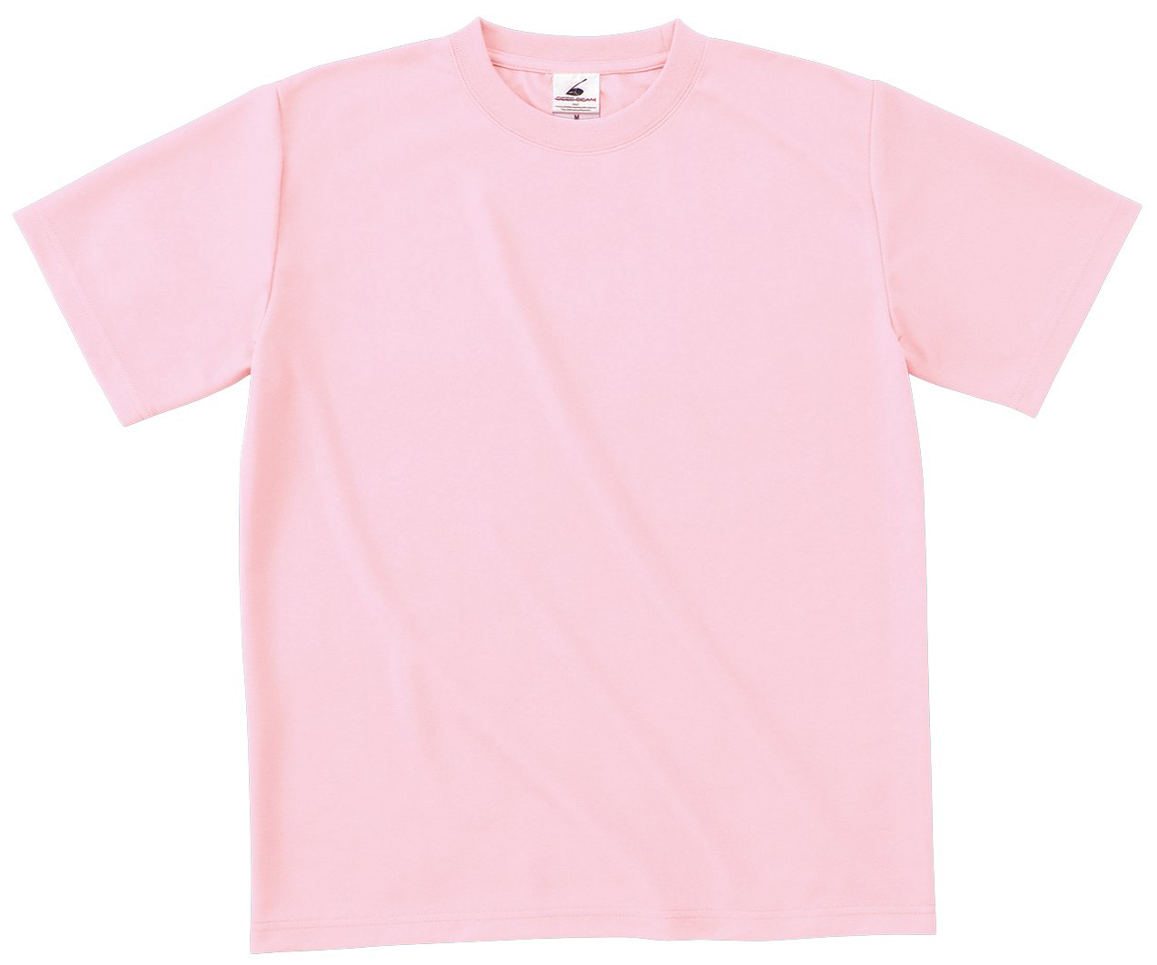 ファイバーTシャツ | メンズ | 1枚 | POT-104 | ライトピンク