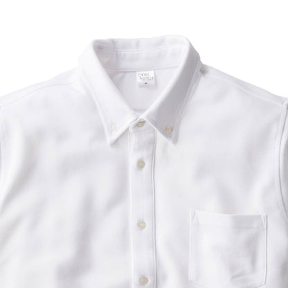 ビズスタイル ニットシャツ | ビッグサイズ | 1枚 | BNS-266 | ホワイト