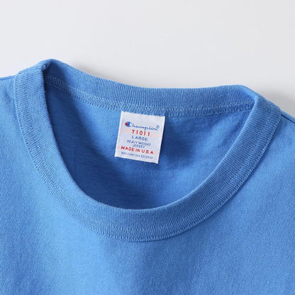 ポケット付き ロングスリーブTシャツ (C5-P401)  T1011(ティーテンイレブン) | メンズ | 1枚 | C5-P401 | ライトブルー