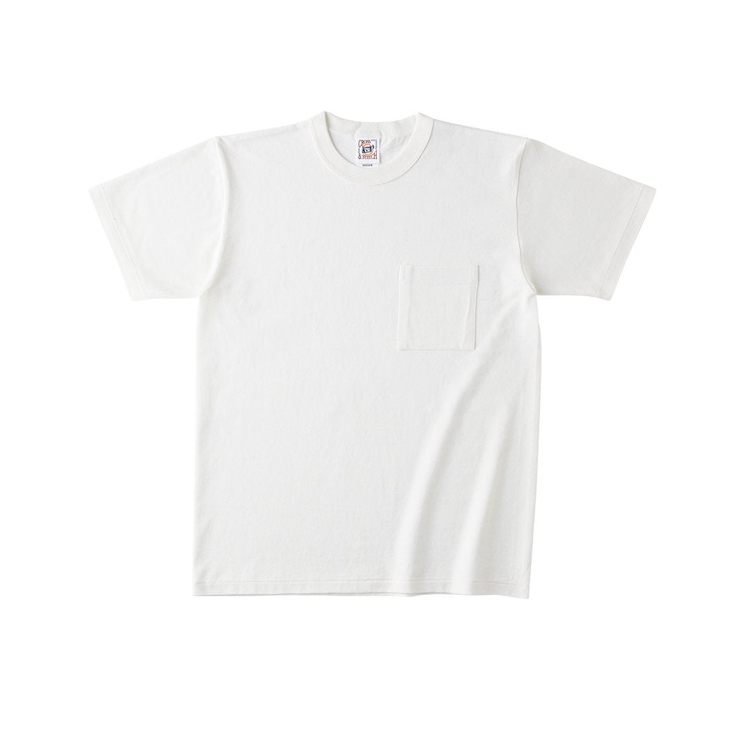 オープンエンド マックスウェイト バインダーネック ポケットTシャツ | ビッグサイズ | 1枚 | OE1119 | ナチュラル