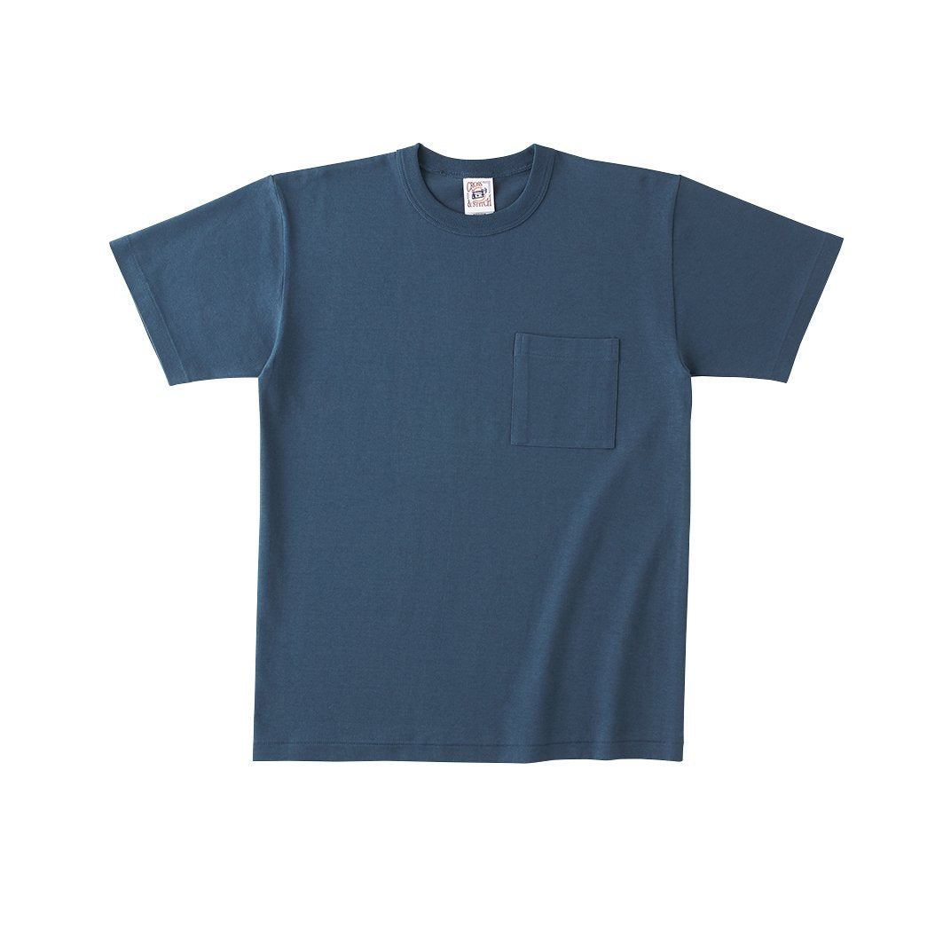 オープンエンド マックスウェイト バインダーネック ポケットTシャツ | ビッグサイズ | 1枚 | OE1119 | デニム