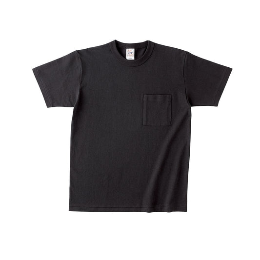 オープンエンド マックスウェイト バインダーネック ポケットTシャツ | ビッグサイズ | 1枚 | OE1119 | スミクロ