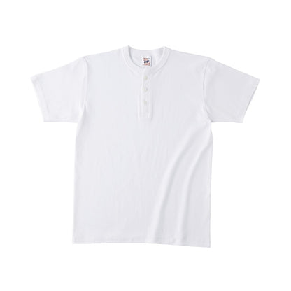 オープンエンド マックスウェイト ヘンリーネックTシャツ | ビッグサイズ | 1枚 | OE1120 | ホワイト