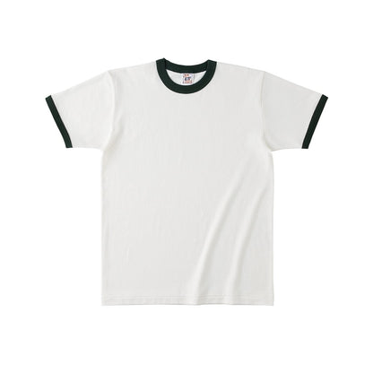 オープンエンド マックスウェイト リンガーTシャツ | ビッグサイズ | 1枚 | OE1121 | ナチュラル×フォレストグリーン