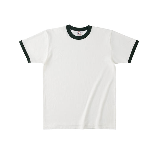 オープンエンド マックスウェイト リンガーTシャツ | ビッグサイズ | 1枚 | OE1121 | ナチュラル×フォレストグリーン