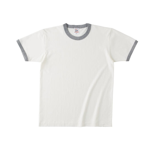 オープンエンド マックスウェイト リンガーTシャツ | メンズ | 1枚 | OE1121 | ナチュラル×ヘザーグレー