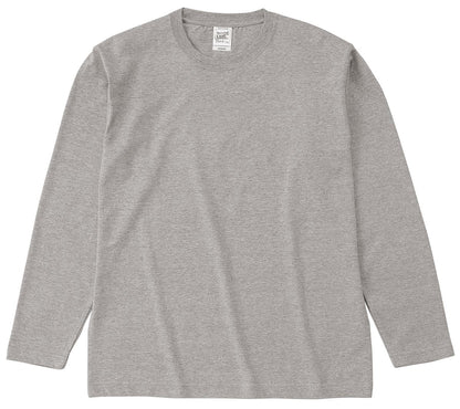 オープンエンド マックスウェイト ロングスリーブ Tシャツ（リブ無し） | ビッグサイズ | 1枚 | OE1210 | ヘザーグレー