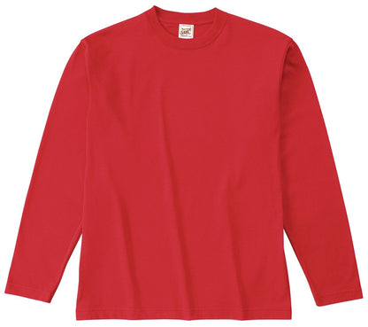 オープンエンド マックスウェイト ロングスリーブ Tシャツ（リブ無し） | メンズ | 1枚 | OE1210 | スーパーレッド