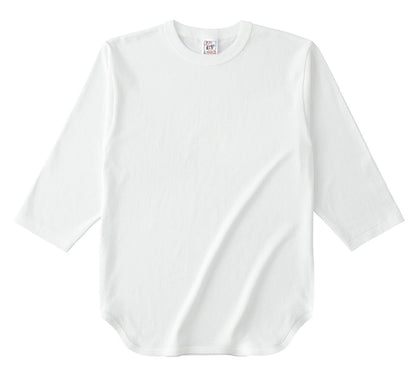 オープンエンド 3/4スリーブ ベースボールTシャツ | ビッグサイズ | 1枚 | OE1230 | ナチュラル