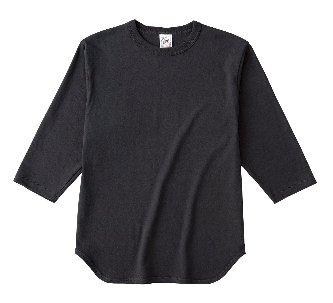 オープンエンド 3/4スリーブ ベースボールTシャツ | ビッグサイズ | 1枚 | OE1230 | スミクロ