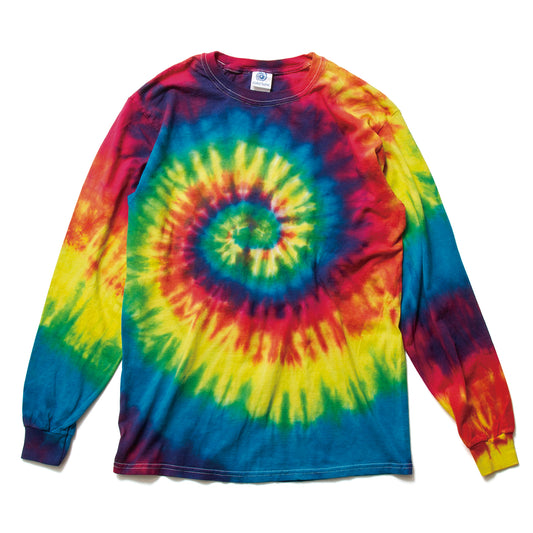 5.3 oz レインボー&スパイダー ロングスリーブTシャツ | メンズ | 1枚 | TD2000 | リアクティブレインボー