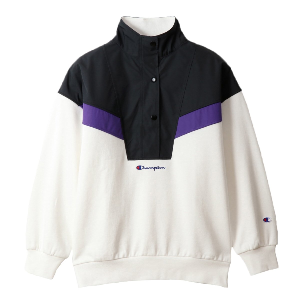 SNAP SWEATSHIRT | レディース | 1枚 | CW-R011 | サンドベージュ