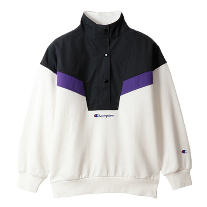 SNAP SWEATSHIRT | レディース | 1枚 | CW-R011 | サンドベージュ