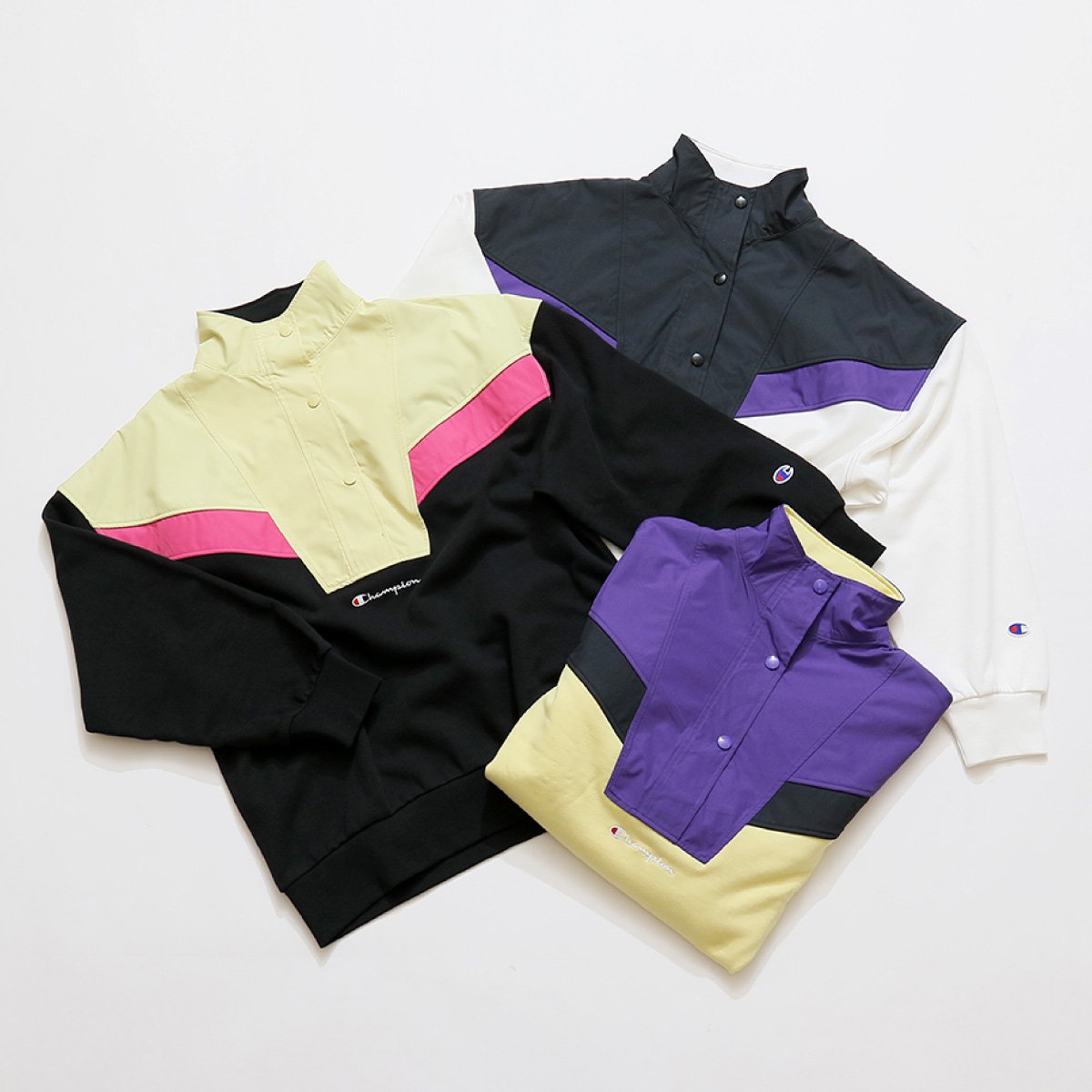 SNAP SWEATSHIRT | レディース | 1枚 | CW-R011 | サンドベージュ