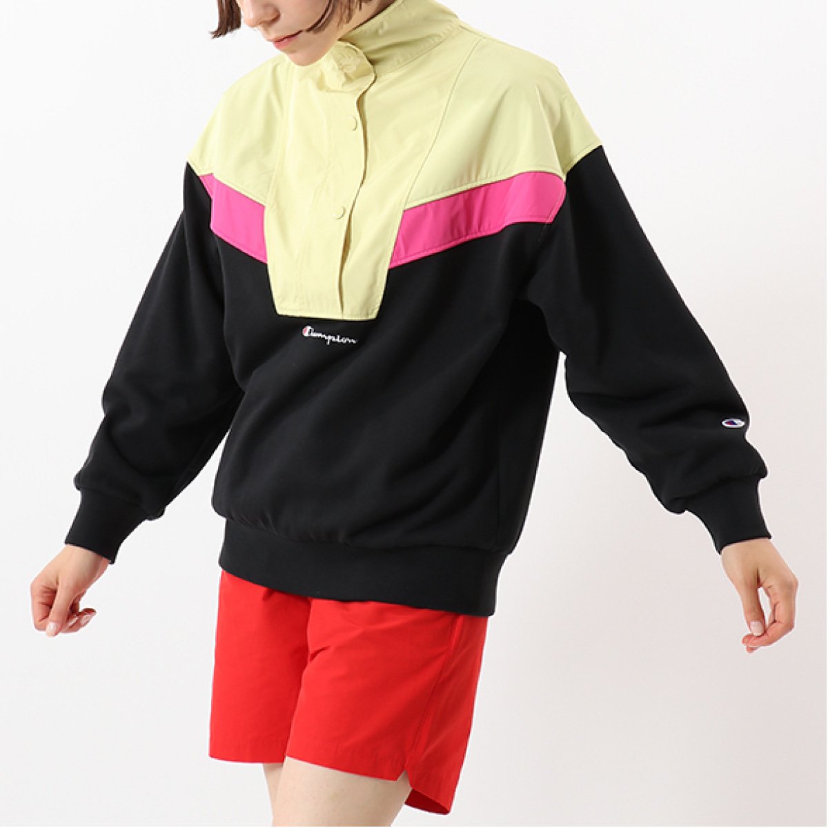 SNAP SWEATSHIRT | レディース | 1枚 | CW-R011 | サンドベージュ