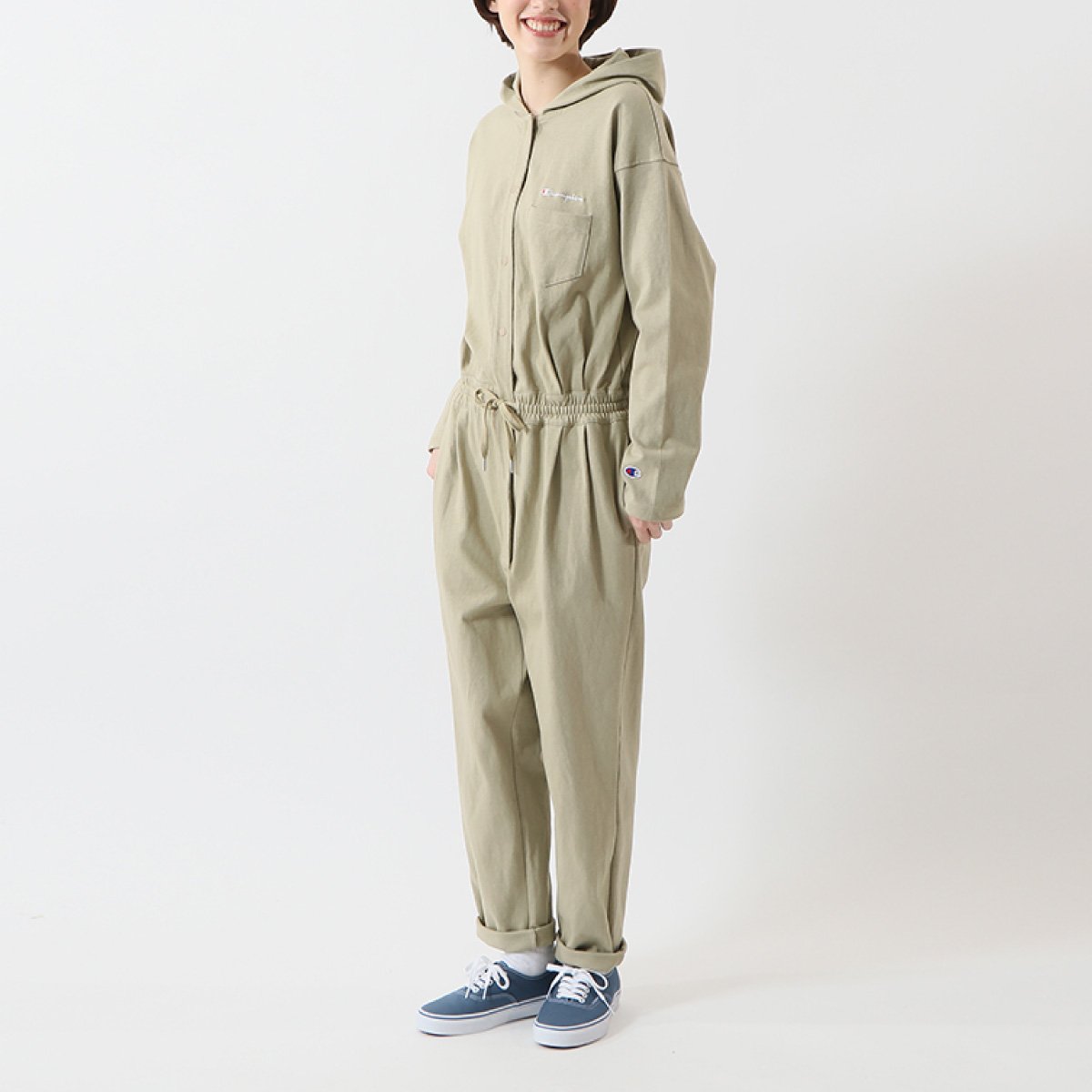 JUMPSUIT | レディース | 1枚 | CW-S407 | ブラック