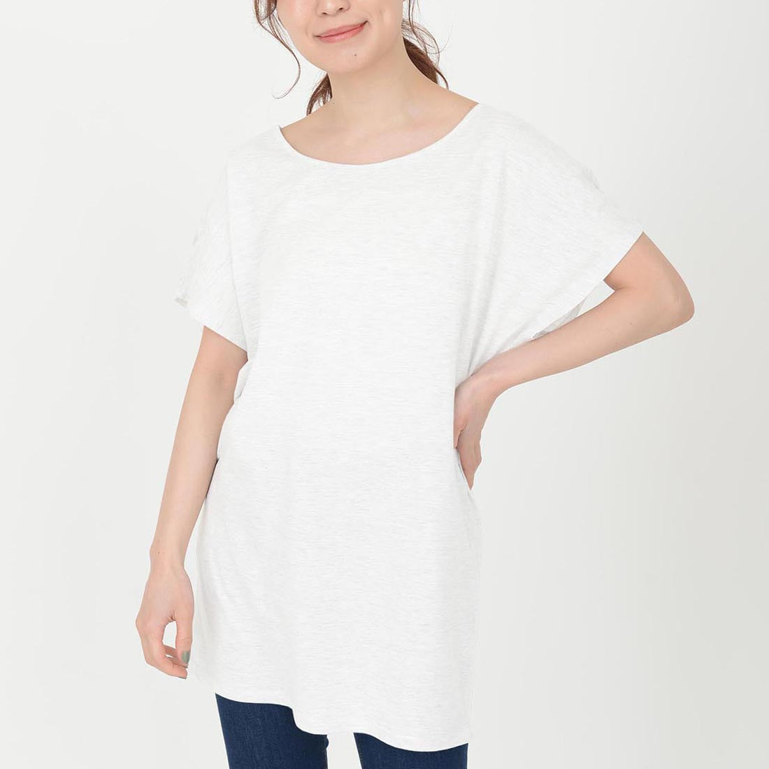 ドルマンTシャツ | レディース | 1枚 | DM4350 | ホワイト