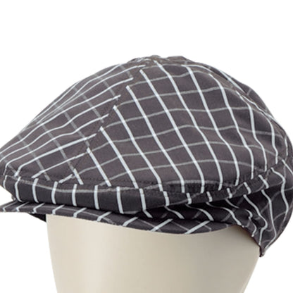 ハンチング（チェック） | カフェ・飲食店制服 | 1枚 | FA9654 | ブラック