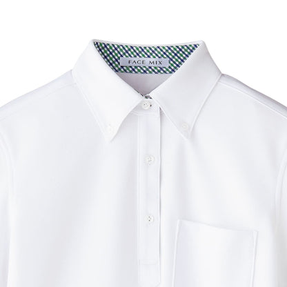 レディス吸汗速乾ポロシャツ（チェック） | レディース | 1枚 | FB4017L | ホワイト