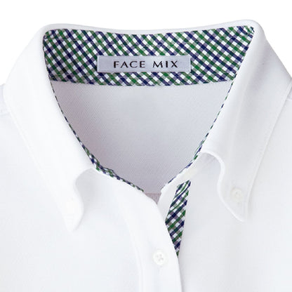 レディス吸汗速乾ポロシャツ（チェック） | レディース | 1枚 | FB4017L | ネイビー