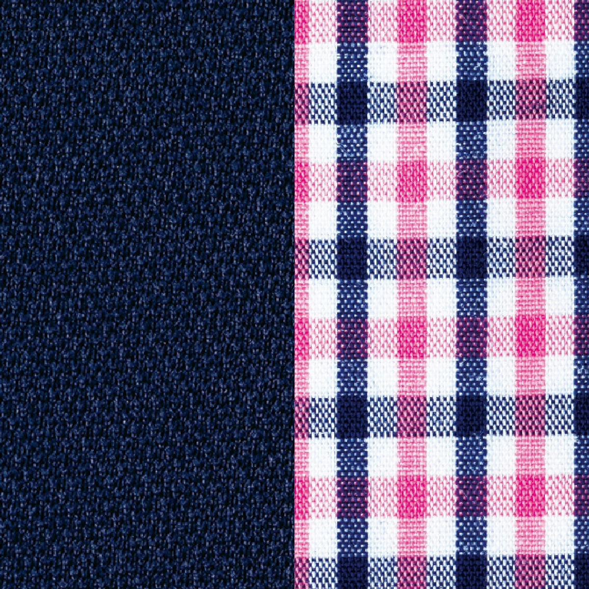 レディス吸汗速乾ポロシャツ（チェック） | レディース | 1枚 | FB4017L | ネイビー