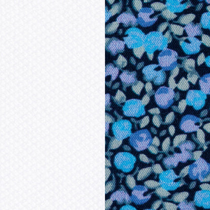 レディス吸汗速乾ポロシャツ（花柄A） | レディース | 1枚 | FB4018L | ブルー