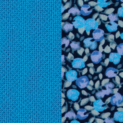 レディス吸汗速乾ポロシャツ（花柄A） | レディース | 1枚 | FB4018L | ブルー